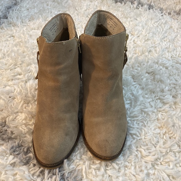 Size 8.5 Aldo Fringe Block Heeled Bootie - Picture 2 of 12